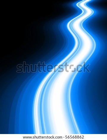 Abstract ray of computational graphic