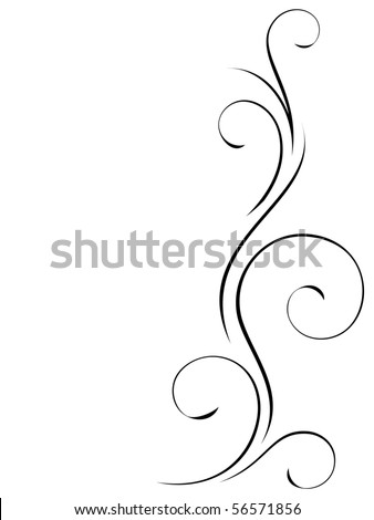 Abstract swirly decoration