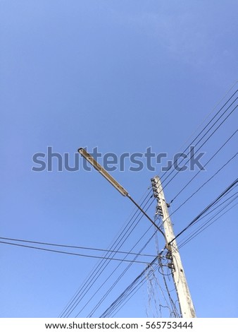 Old power poles