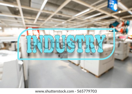 Warehouse and text with business conceptual