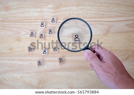 Human Resource Management and Recruitment and Hiring concept, Manager assessment for team building Royalty-Free Stock Photo #565793884
