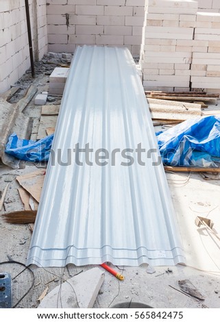 sky light of Metal roofing sheet  construction.