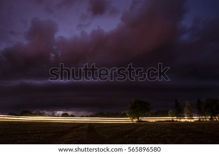 storm at night