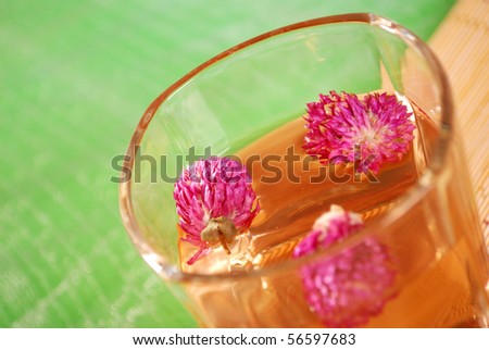 Drink Series: bubble into the tea with flowers