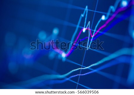 Stock Exchange Board Background Royalty-Free Stock Photo #566039506