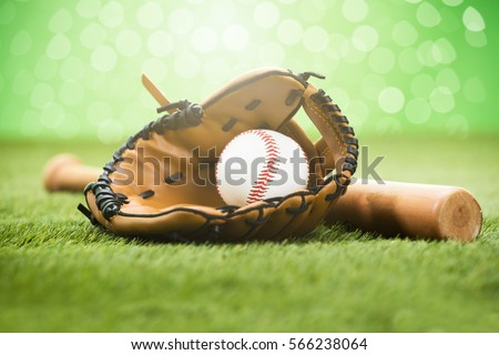 Baseball Glove And Ball Royalty-Free Stock Photo #566238064