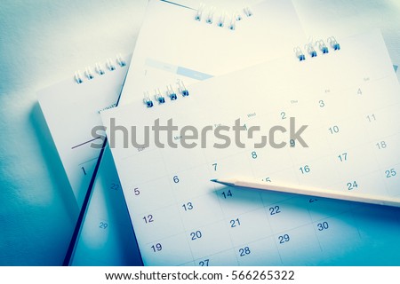 Calendar page Royalty-Free Stock Photo #566265322