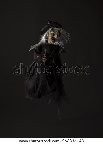 Evil witch halloween themed image