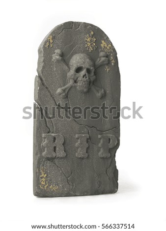 Halloween themed grave stones RIP