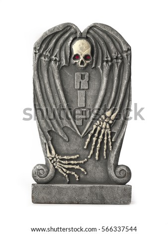 Halloween themed grave stones RIP