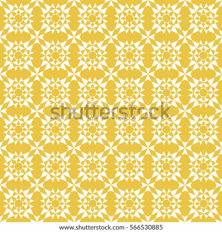 Abstract seamless pattern of Yellow color for wallpapers and background.