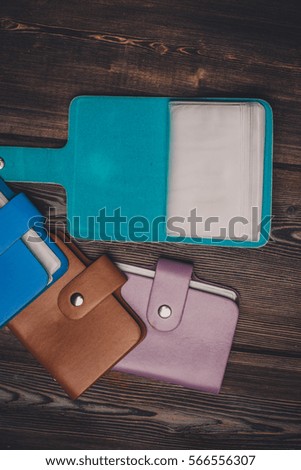 Vibrant business card holders