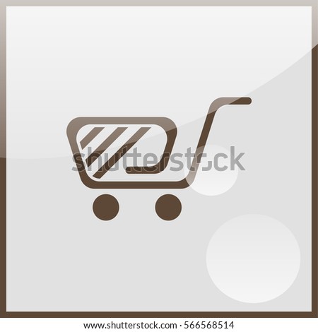 Shopping cart icon.