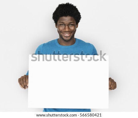 Man Smiling Happiness Banner Copy Space Portrait Concept