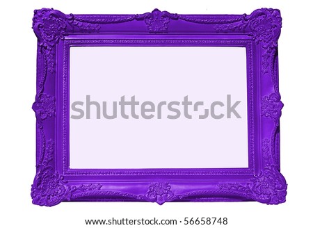 Purple Frame, blank for your copy