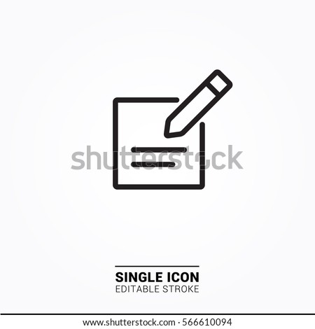 Icon copywriting single icon graphic design Royalty-Free Stock Photo #566610094