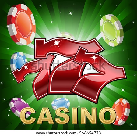 Casino chips and Slot machine symbols