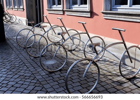 An image of a bicycle stand