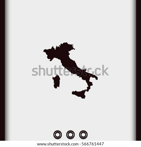 Italy map.