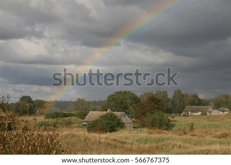 Rainbow, and Double Rainbow, Latvia, Baltic Sea Coast, Europe
