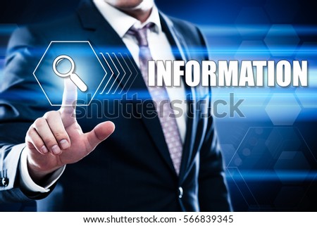 Business, technology, internet concept on hexagons and transparent honeycomb background. Businessman pressing button on touch screen interface and select information