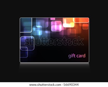 Gift card,eps10 format