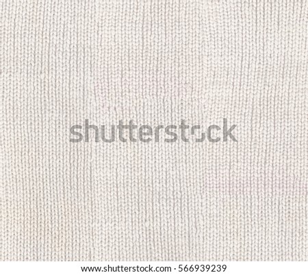 White  clean texture. Wool sweater texture close up