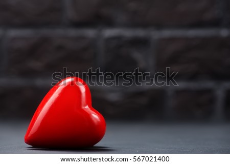 red heart Royalty-Free Stock Photo #567021400
