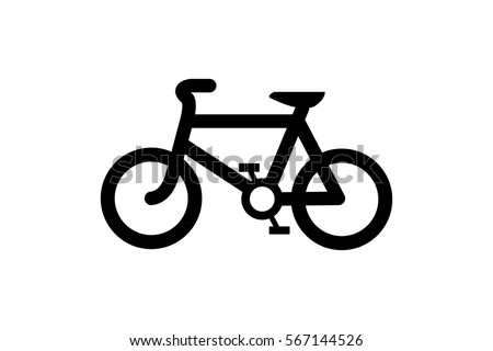 bike  icon   on white background