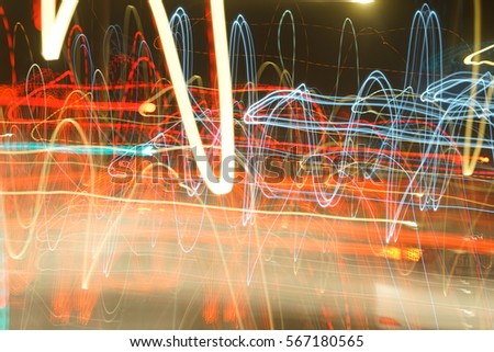 slow speed shutter light drawing from camera