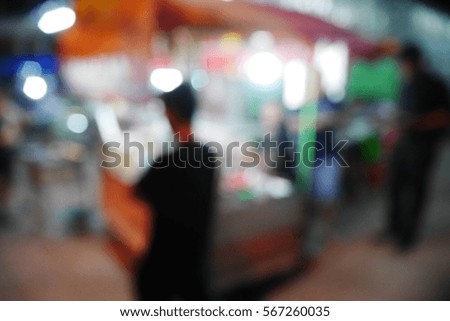 Picture blurred  for background abstract and can be illustration to article of people shopping shop