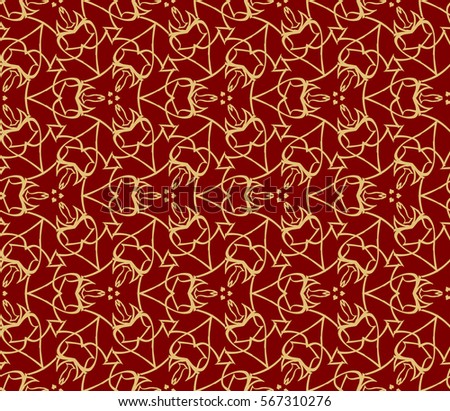 modern geometric seamless pattern. decorative vector illustration. for design, wallpaper, decor