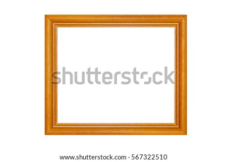 Retro frame isolated on white background