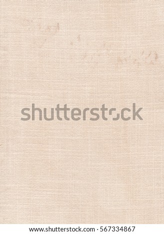 Background from white coarse canvas texture. Clean background. Image with copy space and light place for your design project. High res.