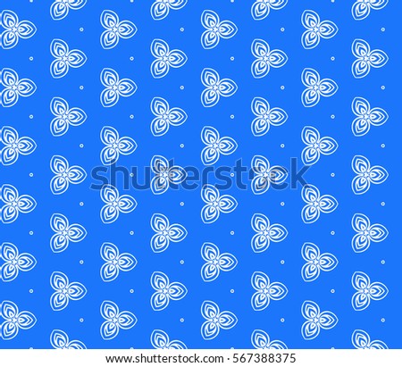 modern geometric seamless pattern with oval and swirl shape. vector illustration. for wallpaper, interior design
