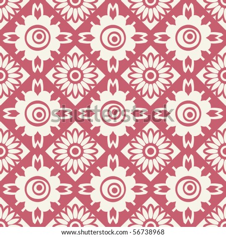 seamless floral pattern, vector background