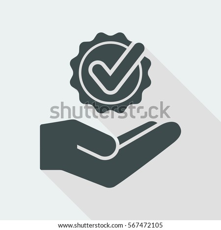 Top services - Vector flat icon Royalty-Free Stock Photo #567472105