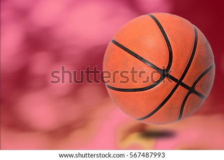 Basketballs on background