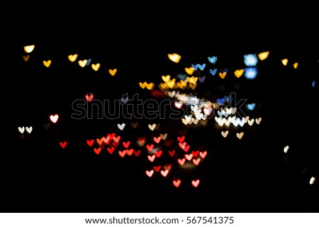 valentine love bokeh background