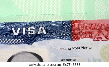 United States of America Visa Ban on Muslim Countries. Royalty-Free Stock Photo #567543388