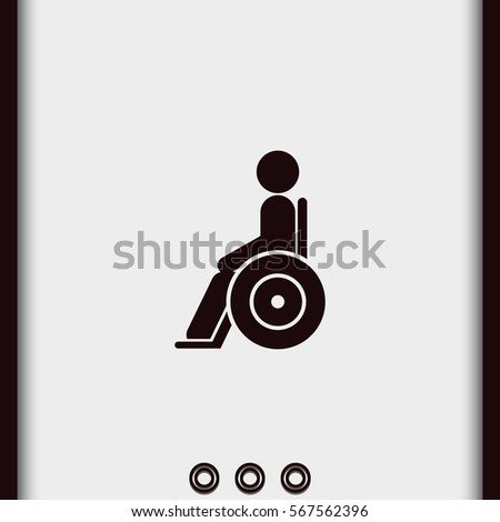 Disabled handicap icon.