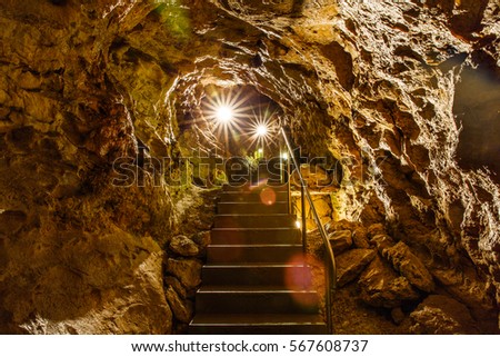 Photo of limestone cave system under Budapest