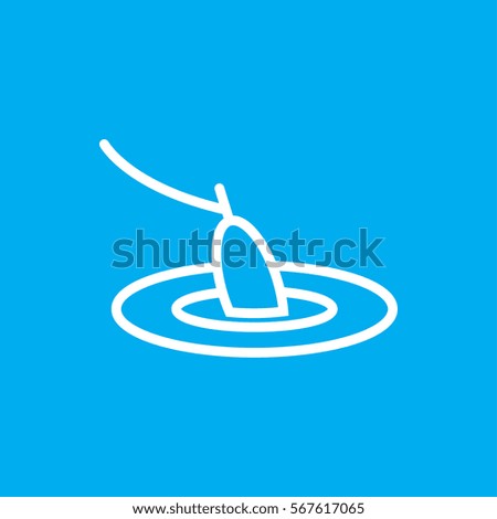fishing icon illustration isolated vector sign symbol