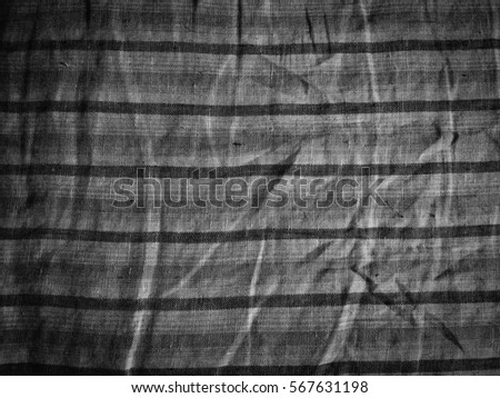Black natural fabric abstract space background surface