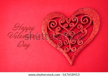 Heart. Valentine day concept