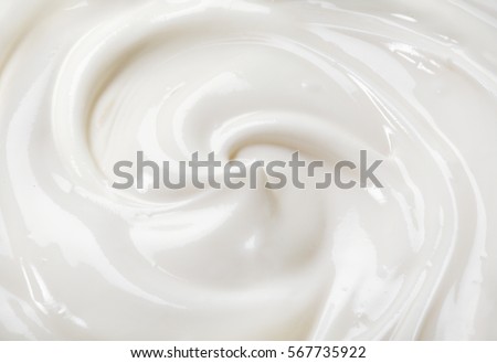 creamy yogurt Royalty-Free Stock Photo #567735922