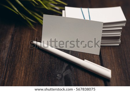 business card notebook