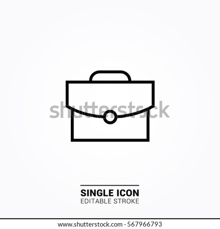 Icon office bag single icon graphic designs