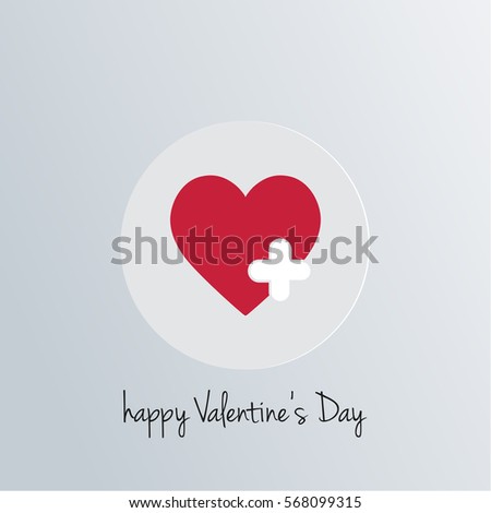 Happy Vallentines Day Heart Icon