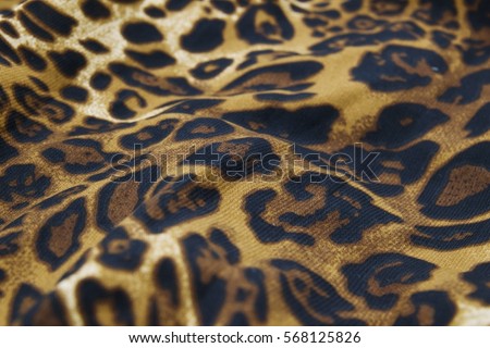  tiger pattern fabric cloth with soft focus background